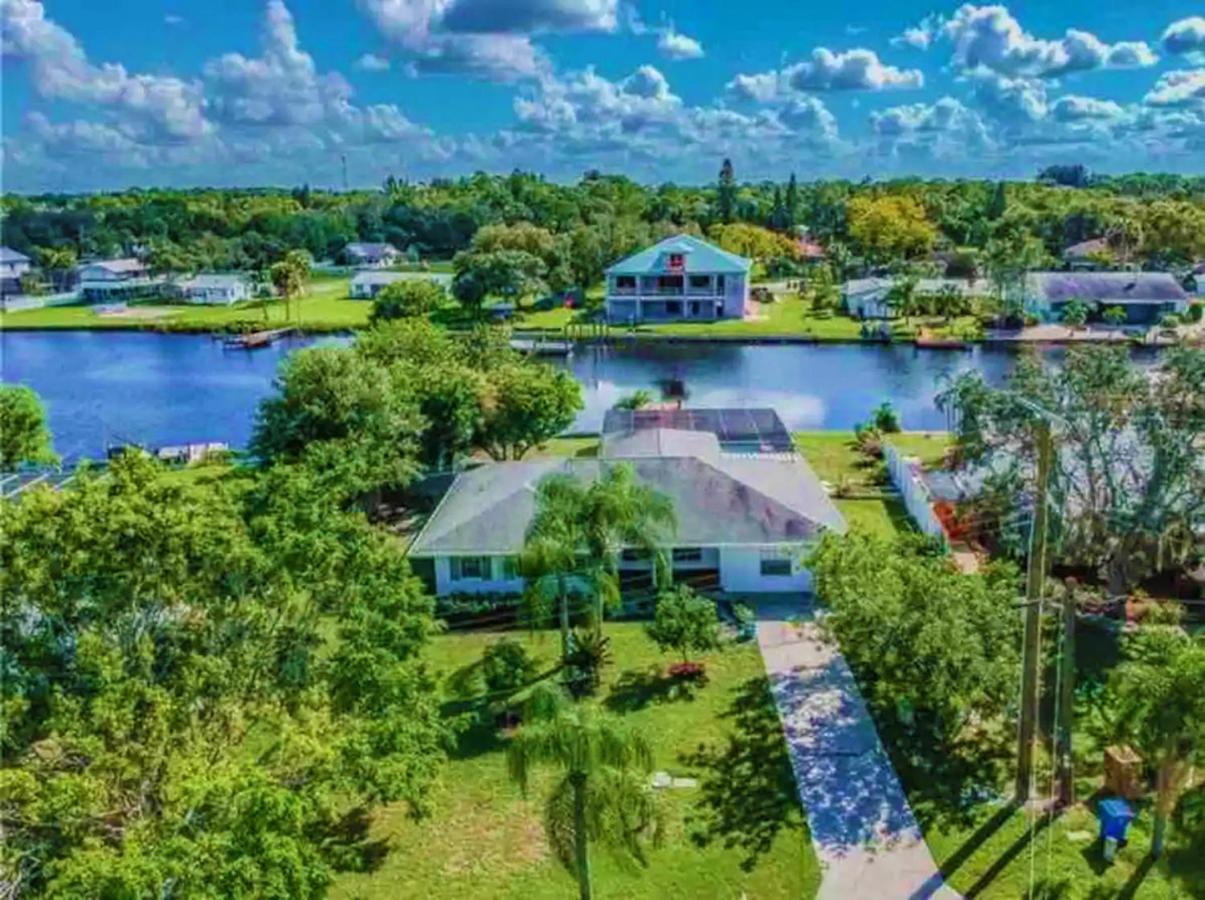 Blue Heron House, Private 4 Bedroom Waterfront W Heated Pool And Fire Pit Ruskin Exterior photo